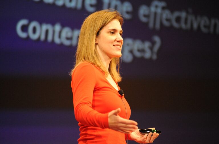 Christine Perfetti presenting